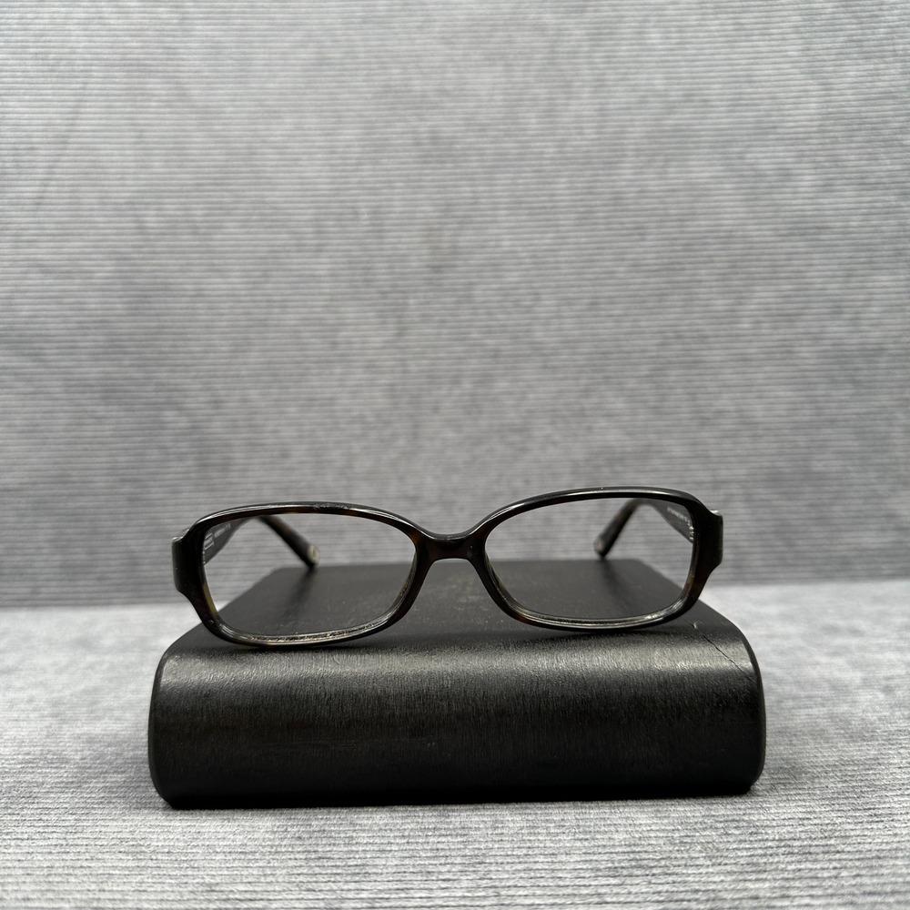 Coach Gloria HC 6007B Dark Tortoise Eyeglasses Frames Crystal Logo 54 16 135